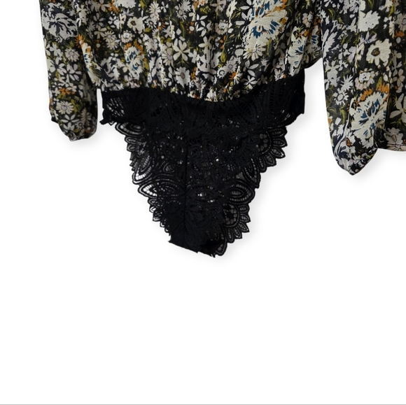 Free People Intimately Floral Lace Womens Body Suit XS - Picture 2 of 13